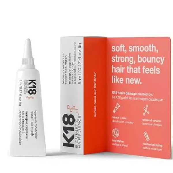 מסכה לתיקון ושיקום מולקולרי של השיער 5ml